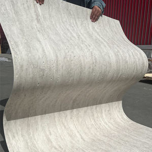 Revestimiento de Pared Interior Flexible de Piedra Artificial de Travertino Impreso en 3D, <span class=keywords><strong>Encimera</strong></span> Curvable para Comedor, Revestimiento de Azulejos Suaves, Imitación de Piedra - Product Image 6