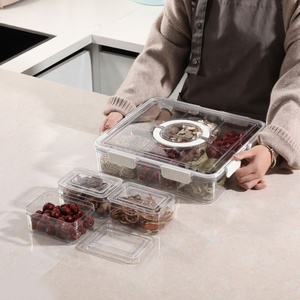 Paquete de 7 Bandejas Transparentes de Plástico PET para Frutas, Portátiles, para Cocina, Sala de Estar, Refrigerador, Almacenamiento y Organización de Alimentos - Product Image 6