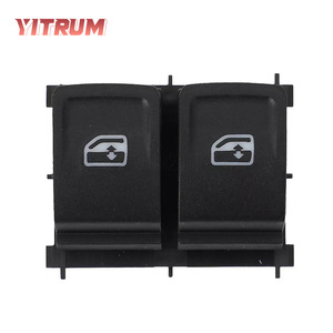 Interruptor de elevalunas eléctrico para coche YITRUM, 12V, negro, doble control, para Volkswagen Golf MK7, interruptores automáticos - Product Image 3