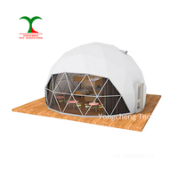 Maison extérieure de cabine de tente de dôme de glamping géodésique de luxe de PVC pour des stations de camping et des hôtels