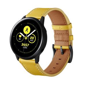 20mm pour <span class=keywords><strong>Samsung</strong></span> <span class=keywords><strong>Galaxy</strong></span> <span class=keywords><strong>Watch</strong></span> <span class=keywords><strong>Active</strong></span> <span class=keywords><strong>2</strong></span> 44mm 40mm <span class=keywords><strong>bracelet</strong></span> de montre de remplacement en <span class=keywords><strong>cuir</strong></span> véritable - Product Image 2