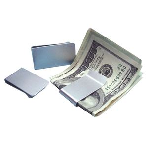 Unionpromo özelleştirilmiş paslanmaz çelik boş metal para kıskacı - Product Image 1