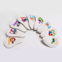 Manufacturer's <strong>Best</strong>-<strong>Selling</strong> Waterproof PU <strong>Golf</strong> Club Iron <strong>Cover</strong> Protective <strong>Head</strong> Cap for Club <strong>Head</strong>