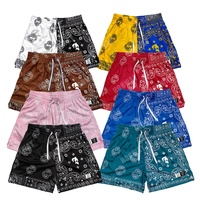 Shorts de sport décontractés pour femmes, style vintage, motif Paisley, shorts de basket-ball personnalisés pour hommes, streetwear, polyester, shorts de fitness pour hommes