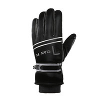 Gants de snowboard OEM réfléchissants avec poche zippée, manchette longue, antidérapants pour la pratique sur piste et en snowpark, les sorties et les voyages hivernaux