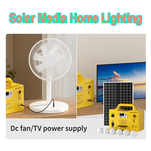 360wh Portable <b>Solar</b> Lighting System 6-Bulb Media Home Light Kit with MPPT Controller <b>Solar</b> Energy Solution - Product Image 5