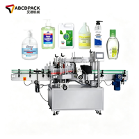 Ligne de remplissage, bouchage et étiquetage automatique de flacons de réactifs liquides, équipement de production de mise en bouteille contrôlé par PLC