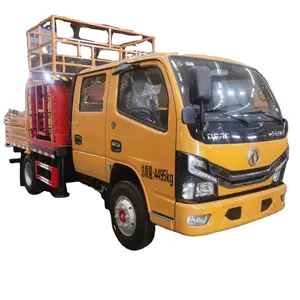 12m High Mobile Truck Mounted Scissor Lift Aerial Work Platform Ladder Lift Truck High-Altitude Operation Truck
