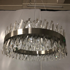 JC LIGHTING Modern Luxury American Style <strong>Light</strong> Round Chandelier Living Room <strong>Chrome</strong> Crystal <strong>Pendant</strong> for Asian House - Product Image 2