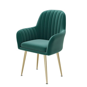 <span class=keywords><strong>Chaise</strong></span> de salle à manger moderne de style nordique avec tissu en velours et pieds en métal <span class=keywords><strong>noir</strong></span> pour la maison, le bureau, la chambre, l'appartement, le salon - Product Image 4