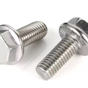 Hoogspannings flensbout SS316 A4-80, ISO roestvrijstalen bevestiging met gekartelde flensmoer voor zware machineverbindingen - Product Image 2