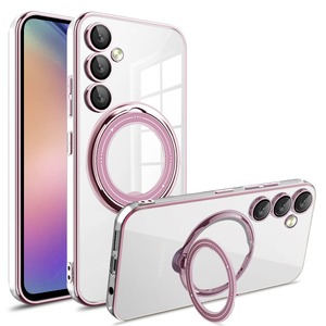 Funda de succión magnética para Samsung Galaxy S24 23 <span class=keywords><strong>22</strong></span> Plus Ultra <span class=keywords><strong>A12</strong></span> A13 A14 A52 A52S A23 A24 A34 A54 360 cubierta de anillo de soporte de rotación - Product Image 2