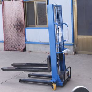 מלגזה חשמלית ניידת להעמסה עצמית מיני 500 ק\"ג 1000 ק\"ג, מלגזה ידנית להרמה עצמית - Product Image 5