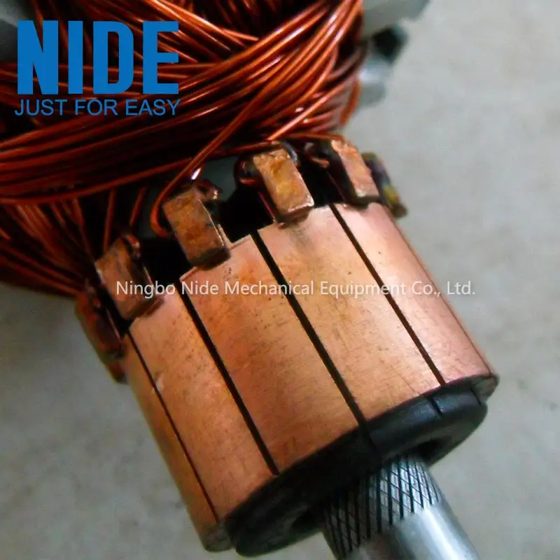 Comutador de motor de partida NIDE tipo gancho comutador de micro motor universal comutador de armadura de motor