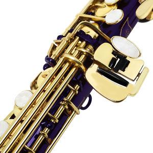 SLADE Factory OEM ODM Ventas al por mayor Práctica profesional Rendimiento Saxofón <span class=keywords><strong>soprano</strong></span> púrpura - Product Image 6