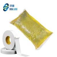 Ruban adhésif en tissu à base de colle thermofusible avec rouleau lissant pour le collage de rubans de vêtements en fibres