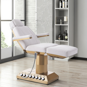 Fauteuil de beauté électrique réglable de haute qualité, inclinable, en acier inoxydable et PU, pour salon, lit de massage pour cils, bon prix - Product Image 1