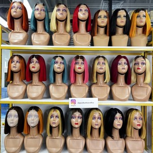 วิกผมมนุษย์ผมบ๊อบทรงตรงยาว2x6 Kim <span class=keywords><strong>King</strong></span> วิกผมคน - Product Image 4