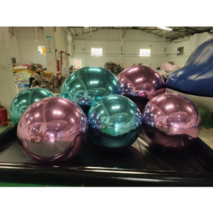 Fête de mariage en plein air sphère flottante de Noël boule de miroir à bulles <span class=keywords><strong>gonflable</strong></span> décoration disco <span class=keywords><strong>ballon</strong></span> miroir irisé - Product Image 5