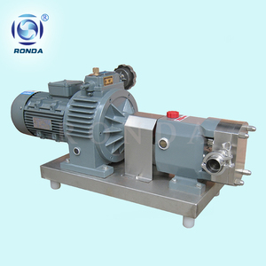 Bombas rotativas de <span class=keywords><strong>tri</strong></span> lobe, D-3A grau alimentício para mel/elétrico alta viscosidade líquido bomba de lobo - Product Image 3