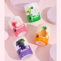 Support de tasse décoratif de luxe pour voiture avec parfum de rose longue durée, désodorisant solide en gel de papier pour la maison et le bureau, élimination des odeurs