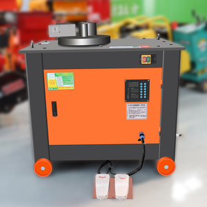 Ampliamente utilizado eléctrico 4-28mm barra <span class=keywords><strong>de</strong></span> acero aro Benders 380V CNC Control <span class=keywords><strong>hierro</strong></span> Barra plana <span class=keywords><strong>dobladora</strong></span> - Product Image 2