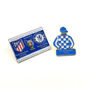 Lencana Enamel Desain Kustom Pin Juara Sepak Bola Olahraga MINIMAL Rendah Harga Murah - Product Image 3