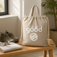 Sac à poussière en sergé de coton imprimé avec logo personnalisé, grand format, avec cordon de serrage, pour sac à main, chapeau, vente chaude, pochette cadeau en mousseline pour chaussures et cosmétiques