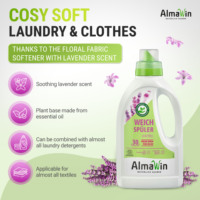 AlmaWin Custom 1 Pelembut Pakaian Eco Lavender 750ml 30 Cucian Aroma Dari Minyak Esensial Pewangi Pakaian Cair