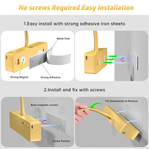 Wireless Rechargeable Picture <b>Light</b>, 20Inch Wall Mounted Art <b>Light</b> with Dimmable Remote <b>Timer</b> for Gallery Paintings and Portrait - Product Image 5