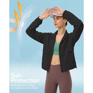 Chaqueta Deportiva Ligera para Mujer FOXA, con Cierre Completo, Protección Solar, Cortavientos, Corte Clásico - Product Image 5