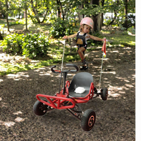 Moteur à essence pour enfants 80CC/100CC Go Kart Racer 35 km/h Vitesse Aire de jeux parfaite Kart et accessoires de pièces
