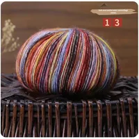 50g teint fil de coton tricot à la main anti-boulochage OE Technics Chenille fil boule peigné