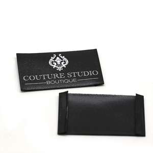 Logo Tùy Chỉnh Satin In Kích Thước Nhãn Chính Damask Satin May Mặc Quần Áo Tùy Chỉnh In Nhãn - Product Image 3