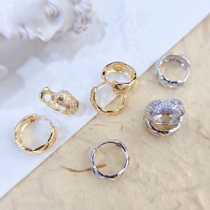 Pendientes de Diamantes Naturales de 0.3CT en Oro de 18K Xinfly, Joyería Fina para Mujer - Product Image 3