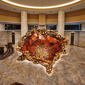 Classic Style Resin Wood Pattern <b>Ashtray</b> for Family Hotel Table Ornaments - Product Image 3