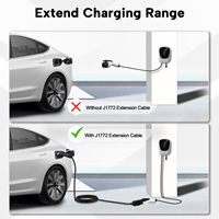 Nouveau câble d'extension de charge pour VE Type 1 32A 7KW, 7M, étanche, de Chine, pour véhicules électriques