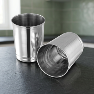 Gobelet de voyage réutilisable en acier inoxydable à paroi simple, design minimaliste, couleur unie, unisexe, compatible lave-vaisselle - Product Image 3