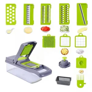 Hot Selling 15 in 1 Multi-functional Manual Vegetable Chopper Slicer Onion Cutter Vegetable Cutter Food Chopper