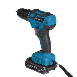 مثقاب لاسلكي عالي الجودة 21 فولت قابل للاستبدال بدورة في الدقيقة بطارية مثقاب كهربائي بدون فرش بسرعة قابلة للتعديل - Product Image 4