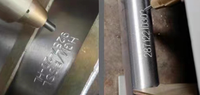 Máquina de Codificación Neumática Portátil de 120*30MM, Tipo Escritura, para Marcado en Metal, Acero, Cilindros, Numeración, Grabado y Etiquetado