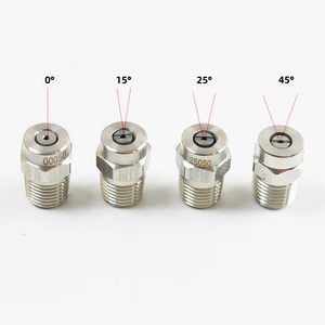 Boquilla de pulverización plana de acero inoxidable de 4000 PSI para hidrolavadora, herramientas de limpieza de coches de 1/4 de pulgada para limpieza de superficies de hormigón - Product Image 5