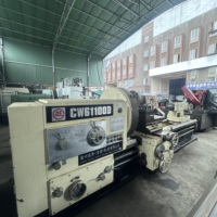 Vente chaude à prix abordable : Tour horizontal semi-automatique d'occasion CW61100D robuste pour le tournage des métaux, directement de l'usine
