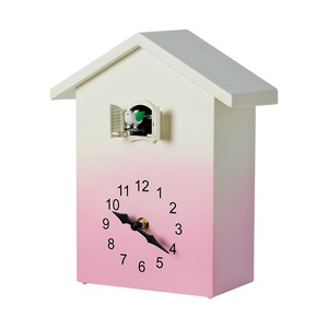 House Shape Quartz <b>Wall</b> Clock Green Gradient Resin Hanging Clock 30 mm Thick <b>Plate</b> for Living Room <b>Decor</b> - Product Image 4