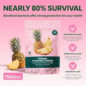 개인 라벨 여성 PH 밸런스 구미 10 억 CFU 여성 프로바이오틱스 여성을위한 질 프로바이오틱스 구미 - Product Image 6