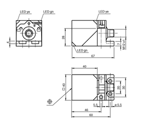 เซ็นเซอร์ตรวจจับระยะใกล้แบบเหนี่ยวนำ Pepperl+Fuchs รุ่น NBB20-L2-A2-V1 ของแท้และใหม่ พร้อมส่ง ตรวจจับตำแหน่ง ใช้ในระบบอัตโนมัติทางอุตสาหกรรม - Product Image 2