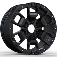 FL322 Vente en gros usine Jantes en alliage d'aluminium Flow Forming 17*7.5 pouces 6*114.3 PCD