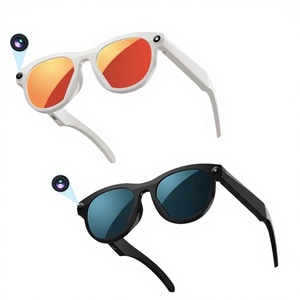 Gafas Inteligentes con Traducción IA en Tiempo Real, Doble Función, Cámara 1080P 2MP, Resistentes al Agua IPX54, Control Táctil, Carga Magnética, 100mAh - Product Image 2