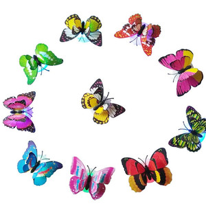Decoração de parede para festa, mistura projetada, multi cores, led, borboleta - Product Image 6
