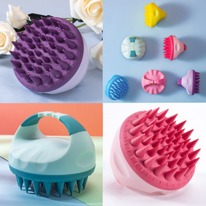 Hair <b>Scalp</b> Massager Shampoo <b>Brush</b> with Soft Silicone Bristles for <b>Scalp</b> Care - Product Image 2